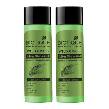 Biotique Bio Wild Grass A Soothing After Shave Gel For Men, 120ml