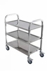 LAUFEEN DISH & TROLLEY - 3 tier Clearing Trolley