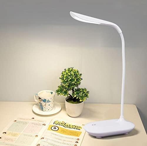 Gesto Battery Operated Table Lamp for Study Led Light, Touch Control Eye Caring, Desk Lamp for Work from Home, Portable Reading Light (Assorted Color, Plastic, Pack of 1)