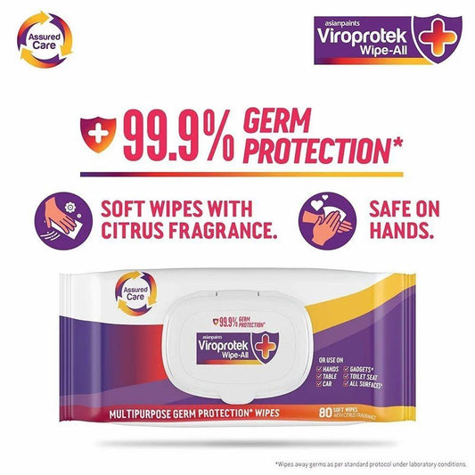 Viroprotek Disinfactant Wipes - (Pack of 25)