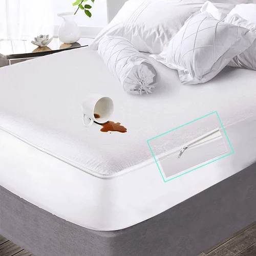 Waterproof Mattress Protector-White