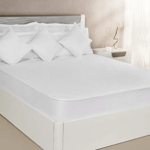 Waterproof Terry Mattress Protector-White