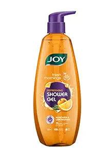 Joy Mandarin & Lemongrass Shower Gel Body Wash (500 ml) | With Vitamin C for Acne Control & Lemongrass for Fighting Body Odour |100% Vegan Shower Gel For All Skin Types | Paraben Free