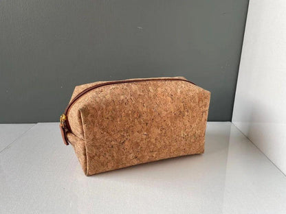 Cork Desktop Accessories Stationery Pouch Natural