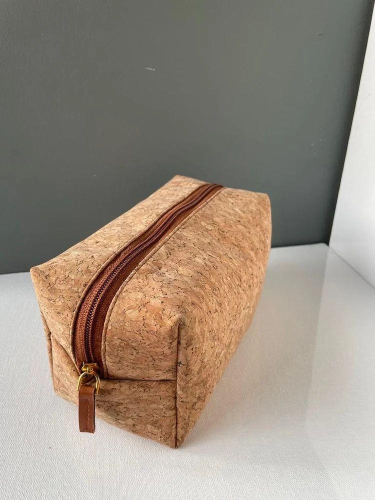 Cork Desktop Accessories Stationery Pouch Natural